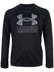 Under Armour Boy's Fall Tech Hybrid Long Sleeve