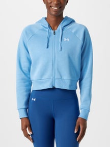 Under Armour Women's Rival Fleece Crop Full Zip Hoodie