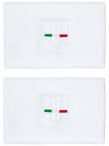 UomoSport Men's Vapore-Pro Wristbands White