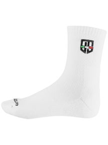 UomoSport Men's Crew Sock White