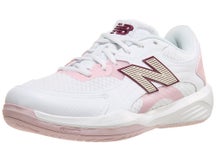 New Balance WC 696v7 D White/Pink Women's Shoes