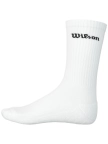 Wilson Core Crew Logo Sock - White/Navy