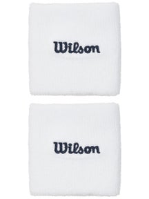 Wilson Core Logo Singlewide Wristband - White