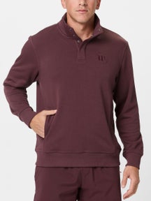 Wilson Men's Club Half Zip Sweatshirt - Port