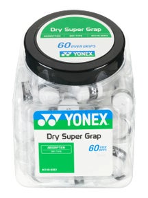 Yonex Dry Super Grap Overgrip 60 Pack White