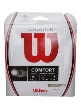 Corde De Tennis Wilson Sensation Control – 16G / 1,30 Mm, Multifilament, Confort Et Contrôle