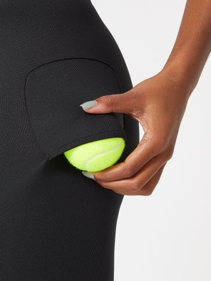 Womens Nike Court Baseline Tennis Leggings Black New Power Ball Pocket XS  $100