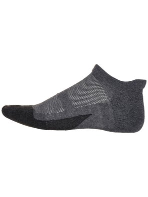 Feetures Elite Max Cushion No Show Tab Sock Grey | Tennis Warehouse