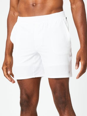 tasc Men's Core Athletic Short - White | Tennis Warehouse