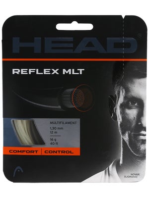 Head Reflex MLT 16G, 17G Tennis String ( 17G Fila Navy/Wt ) 