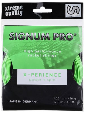 Signum Pro X-Perience 16/1.30 String Review - Tennis Warehouse