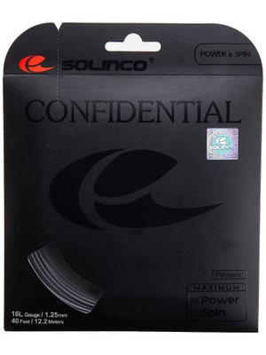 Solinco Confidential 16L/1.25 String