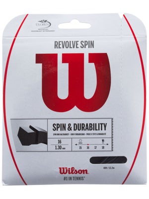 Tennis Warehouse - Wilson Revolve Spin 16/1.30 String Review