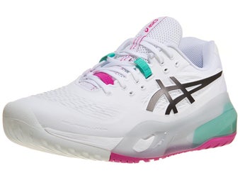 Asics Gel Resolution X White/Aurora Green Men's Shoes