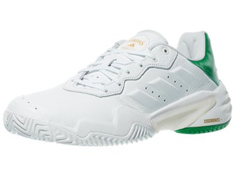 adidas Barricade 13 Leather White/Green Men's Shoes