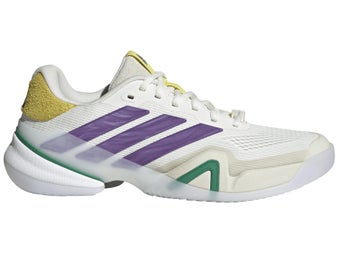 adidas Barricade 14 White/Purple/Green Men's Shoes