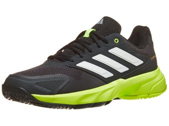 adidas CourtJam Control 3 Carbon/Lemon Men's Shoes