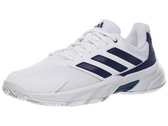 adidas CourtJam Control 3 White/Dark Blue Men's Shoes