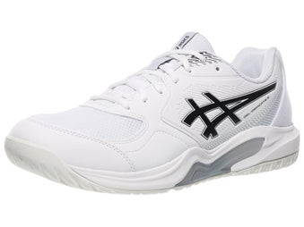 Asics Gel Dedicate 9 2E White/Black Men's Shoes