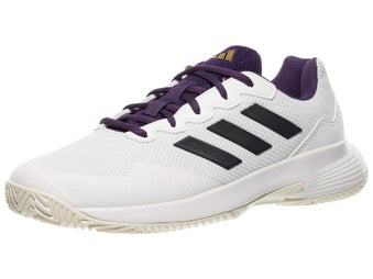 adidas GameCourt 2 White/Bk/Plum Men's Shoes