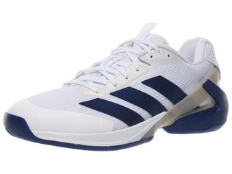 adidas Ubersonic 5 White/Dark Blue/Silver Men's Shoes
