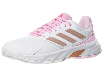 adidas CourtJam Control 3 White/Pink Women's Shoes