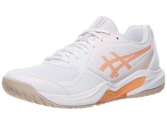 Asics Gel Dedicate 9 Wh/Cantaloupe Women's Shoes