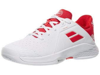 Babolat Propulse 3 Wimbledon White/Red Junior Shoes