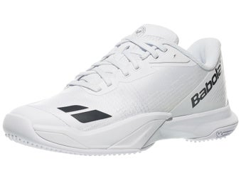 Babolat Jet Mach 4 Grass White/Black Men's Shoes