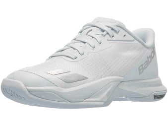 Babolat Jet Mach 4 White/Silver Women's Shoes