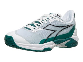 Diadora Trofeo 4 White/Black/Spruce Men's Shoes