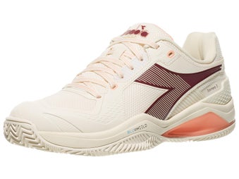 Diadora Blushield Torneo 3 Clay Wh/Maroon Women's Shoes