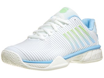 KSwiss Hypercourt Express 2 Wh/Blue/Green Junior Shoes