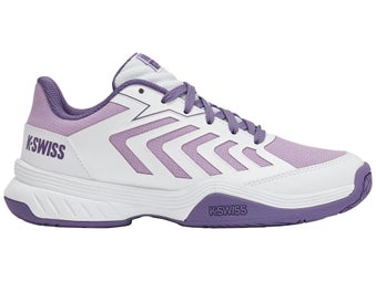 KSwiss Ultrashot Team 2 White/Purple Junior Shoes
