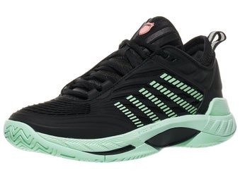 KSwiss Hypercourt Supreme 2 Black/Mint Women's Shoes