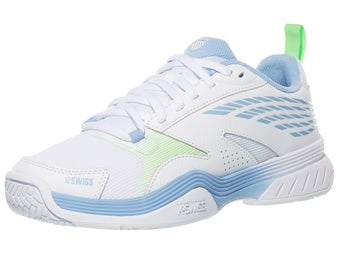 KSwiss Speedex White/Blue/Green Women's Shoes