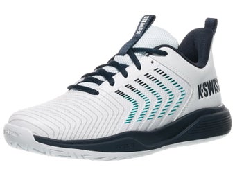 KSwiss Ultrashot Light White/Carbon/Blue Men's Shoes
