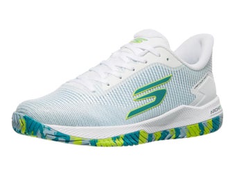 Skechers Viper Court Pro 2 Wh/Tq Men's Pickle Shoes 