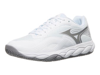 Mizuno Wave Enforce Court 2 White/Grey Women's Shoes