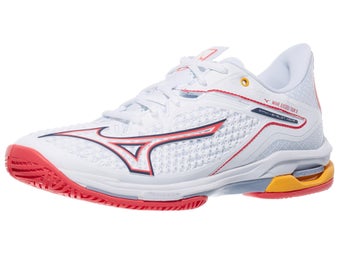 Mizuno Wave Exceed Tour 6 White/Coral Women's Shoes