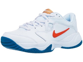 Nike Court Lite 2 Wh/Orange/Green Junior Shoes