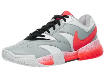 Nike Court Lite 4 PRM White/Lava/Grey Women's Shoes 