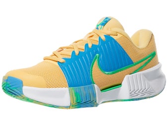 Nike GP Pickleball Pro Gold/Blue Women's Pickle Shoes