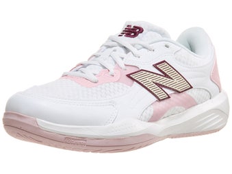 New Balance WC 696v7 D White/Pink Women's Shoes