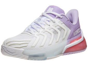 KSwiss Ultrashot 4 White/Orchid/Blaze Women's Shoes 