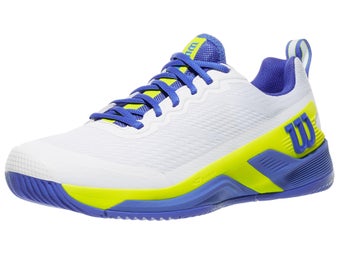 Wilson Rush Pro 4.5 White/Blue/Yellow Men's Shoes