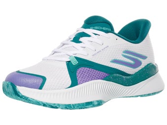 Skechers State Champ White/Turquoise Women's Shoes