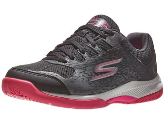 Skechers Viper Court Bk/Pink Women's Pickleball Shoes