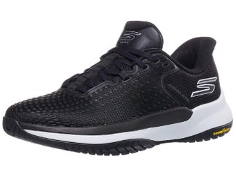 Skechers Viper Court Elite Bk/Wh Wom's Pickle Shoes