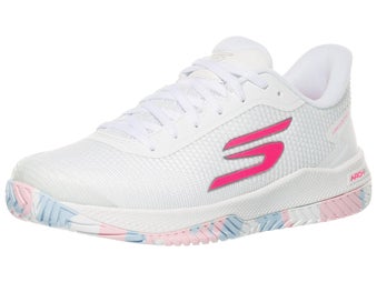 Skechers Viper Court Pro 2 Wh/Pk Wom's Pickle Shoes